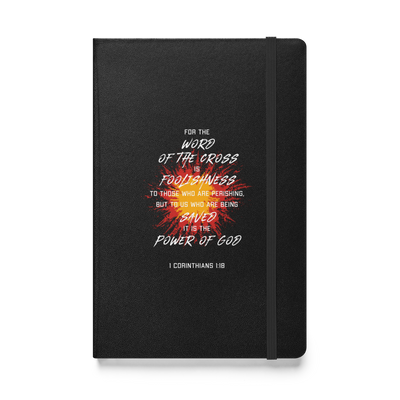 1  Cor. 1:18 Hardcover Bound Notebook