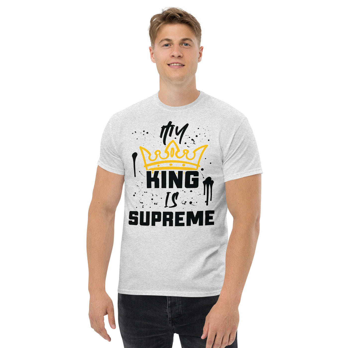 My King Is Supreme Men's Tshirt (light colors)