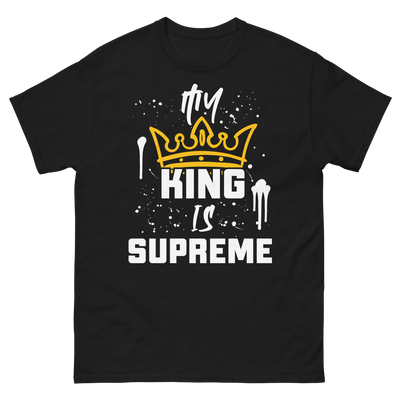 My King Is Supreme Men's Tshirt (dark colors)