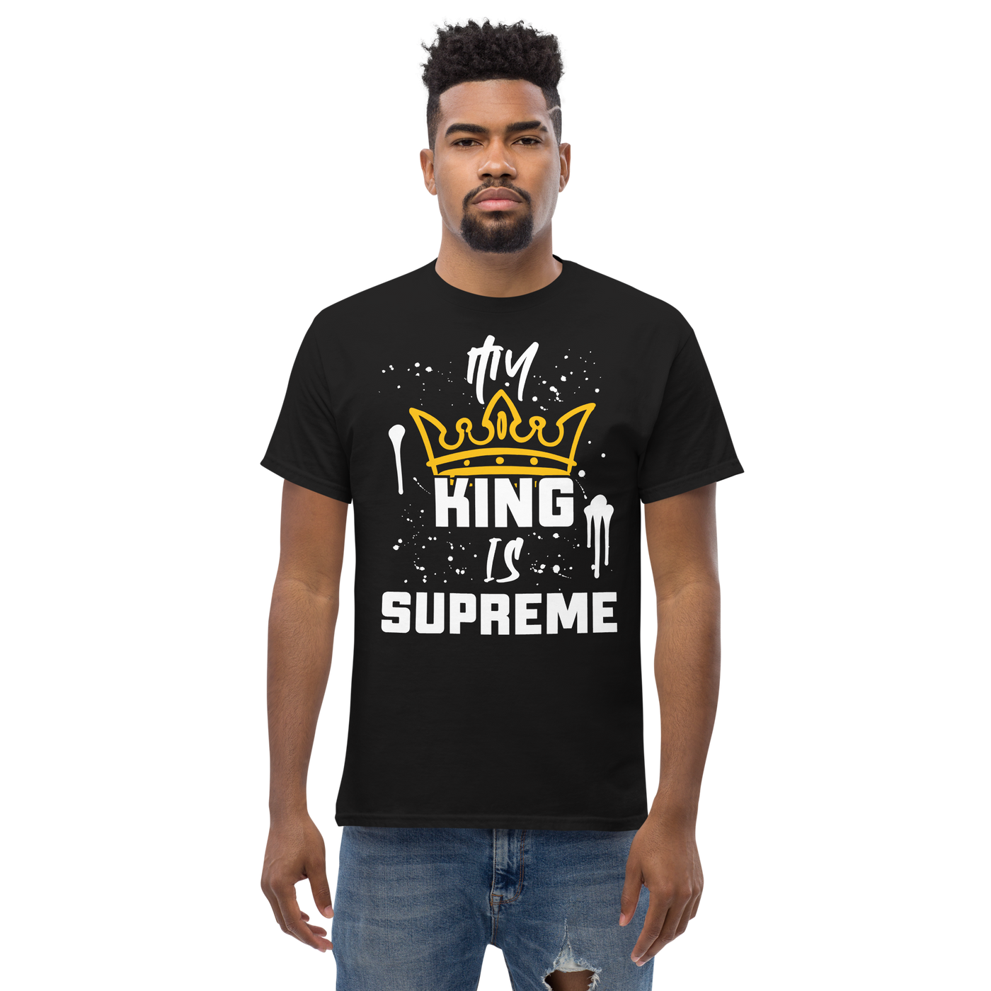 My King Is Supreme Men's Tshirt (dark colors)