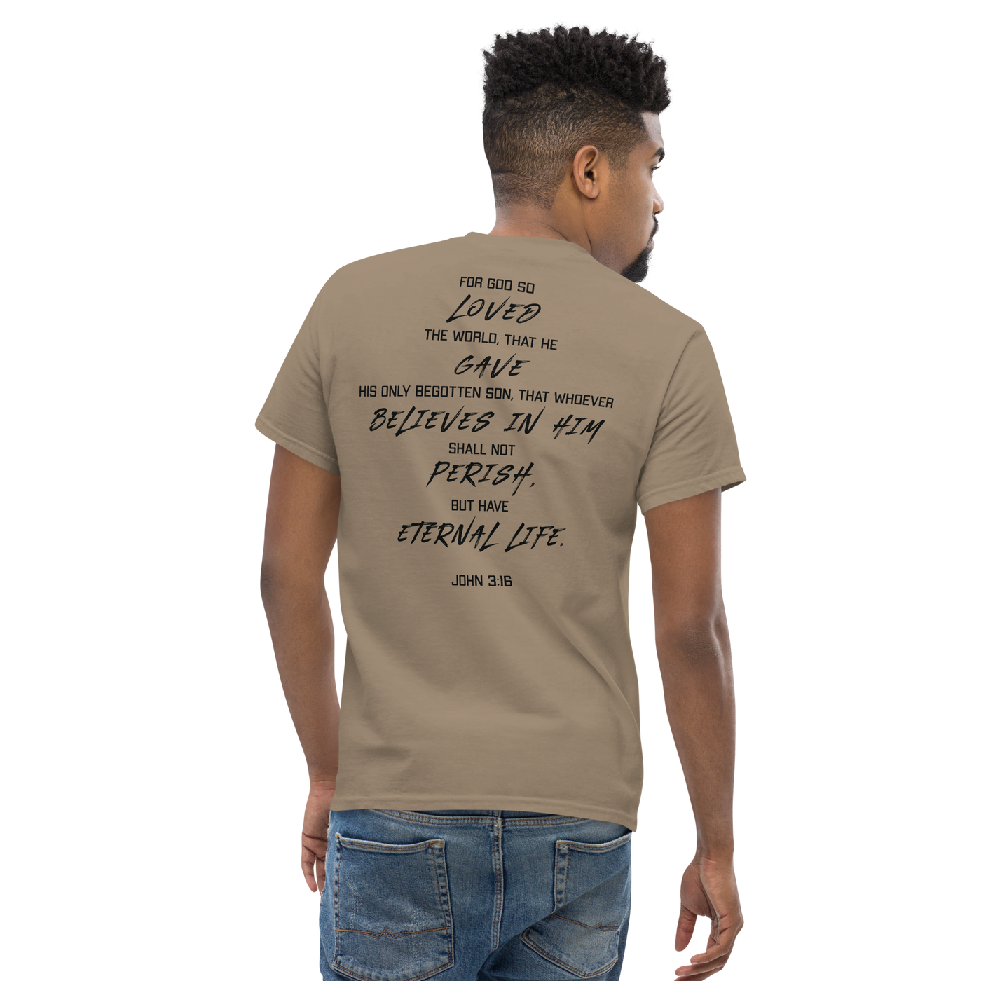 I Pray Men's Tshirt (light colors)