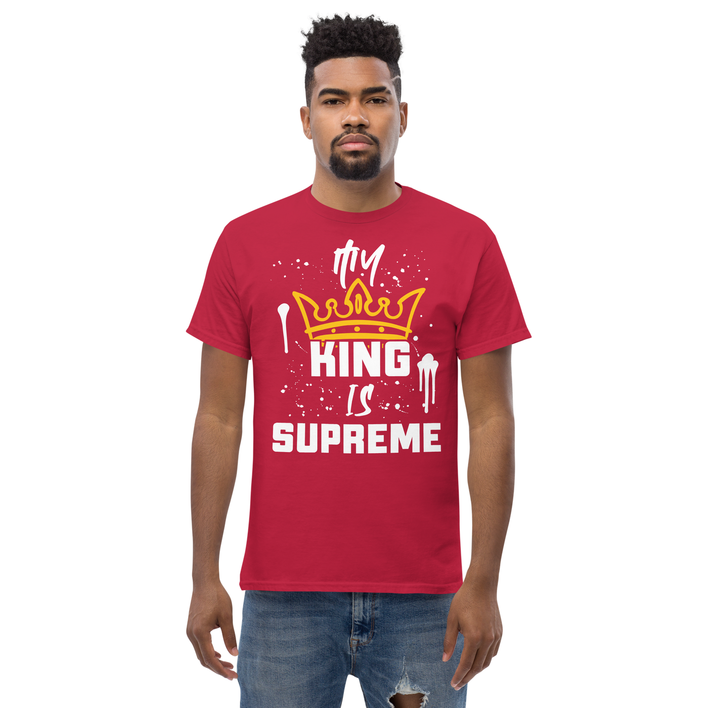 My King Is Supreme Men's Tshirt (dark colors)