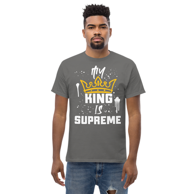 My King Is Supreme Men's Tshirt (dark colors)