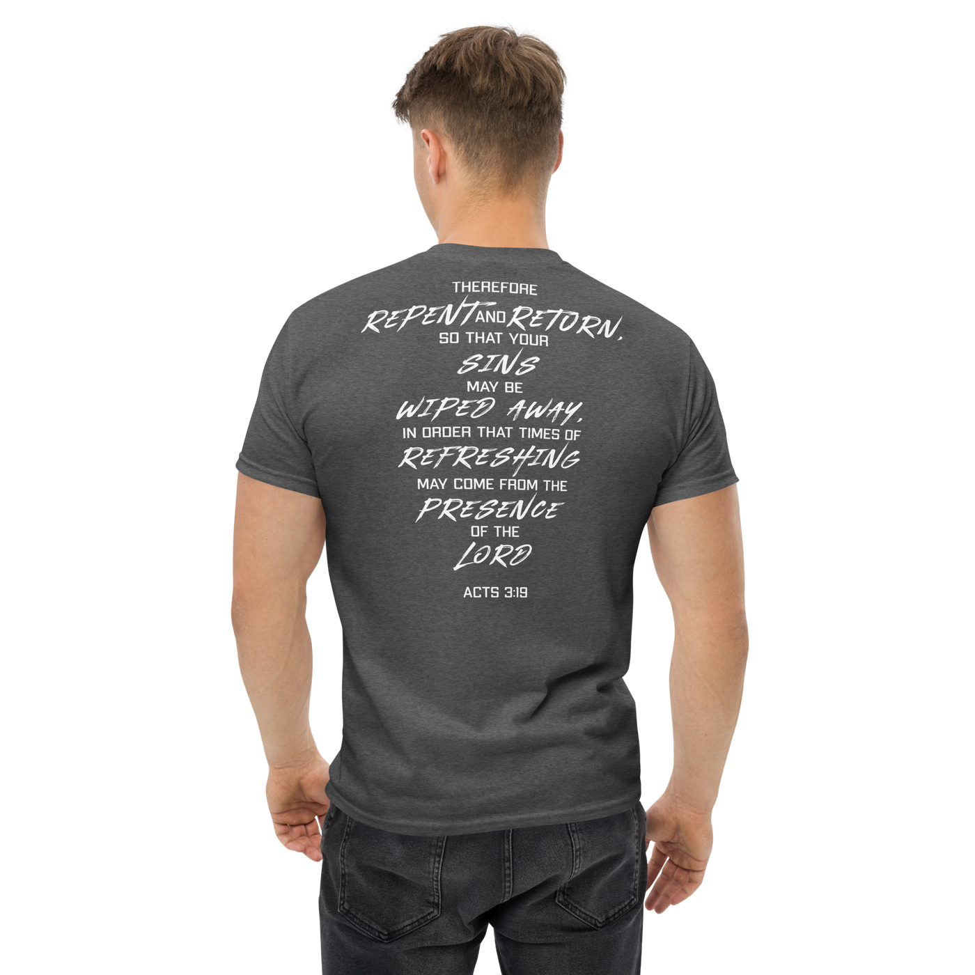 Can I Pray For You? Men's Tshirt (dark colors)