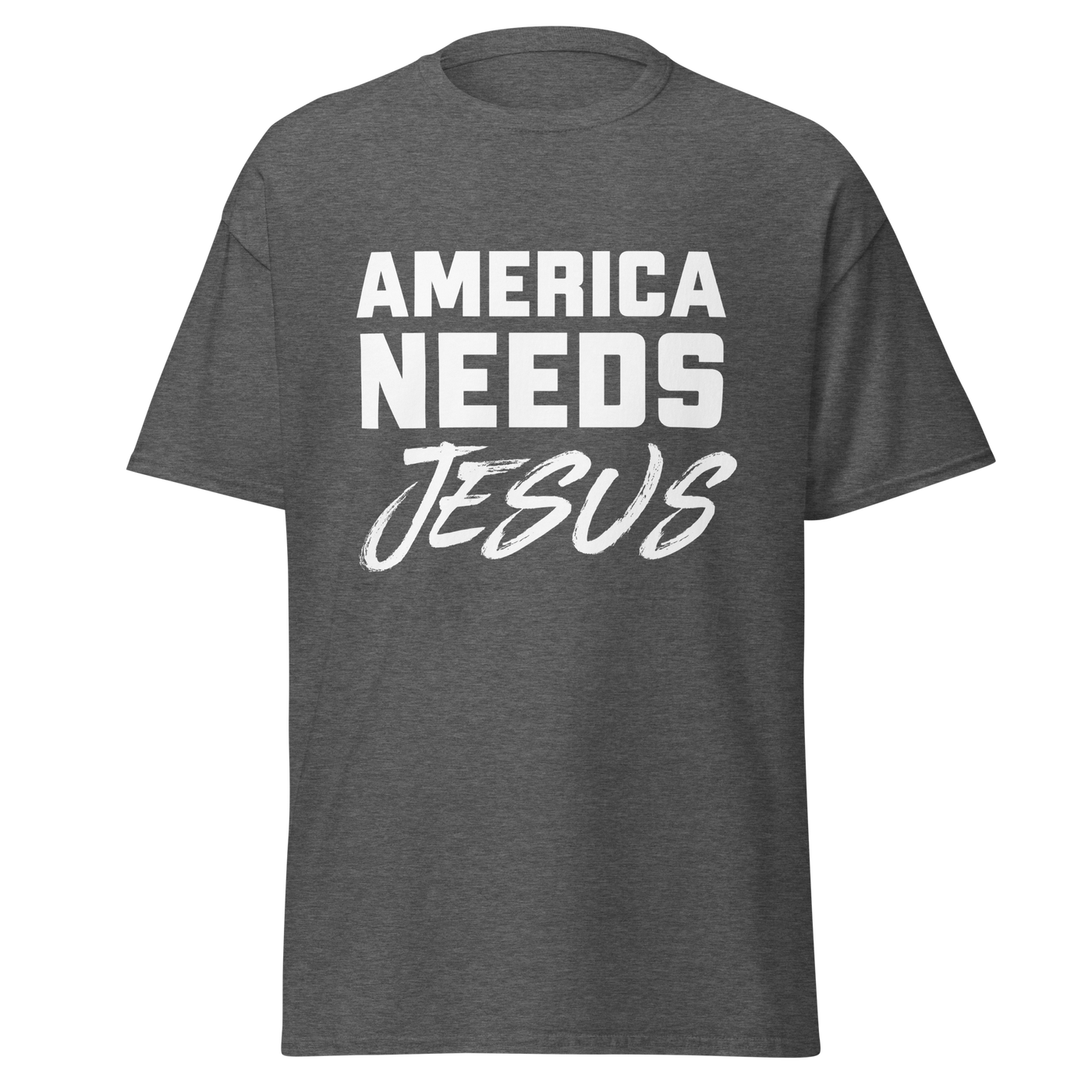 America Needs Jesus Men's Tshirt