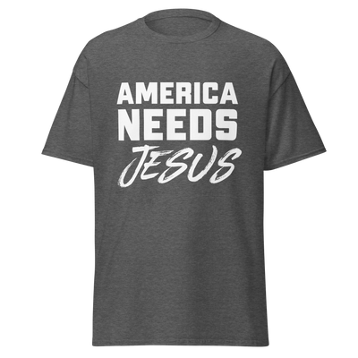 America Needs Jesus Men's Tshirt