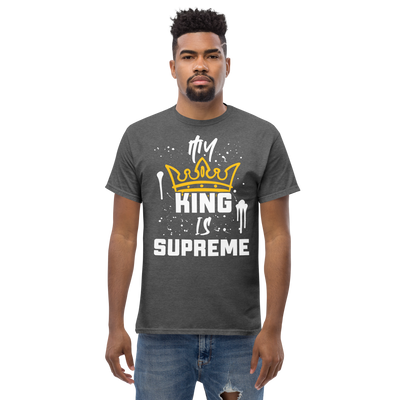 My King Is Supreme Men's Tshirt (dark colors)