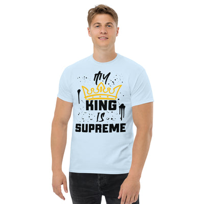 My King Is Supreme Men's Tshirt (light colors)