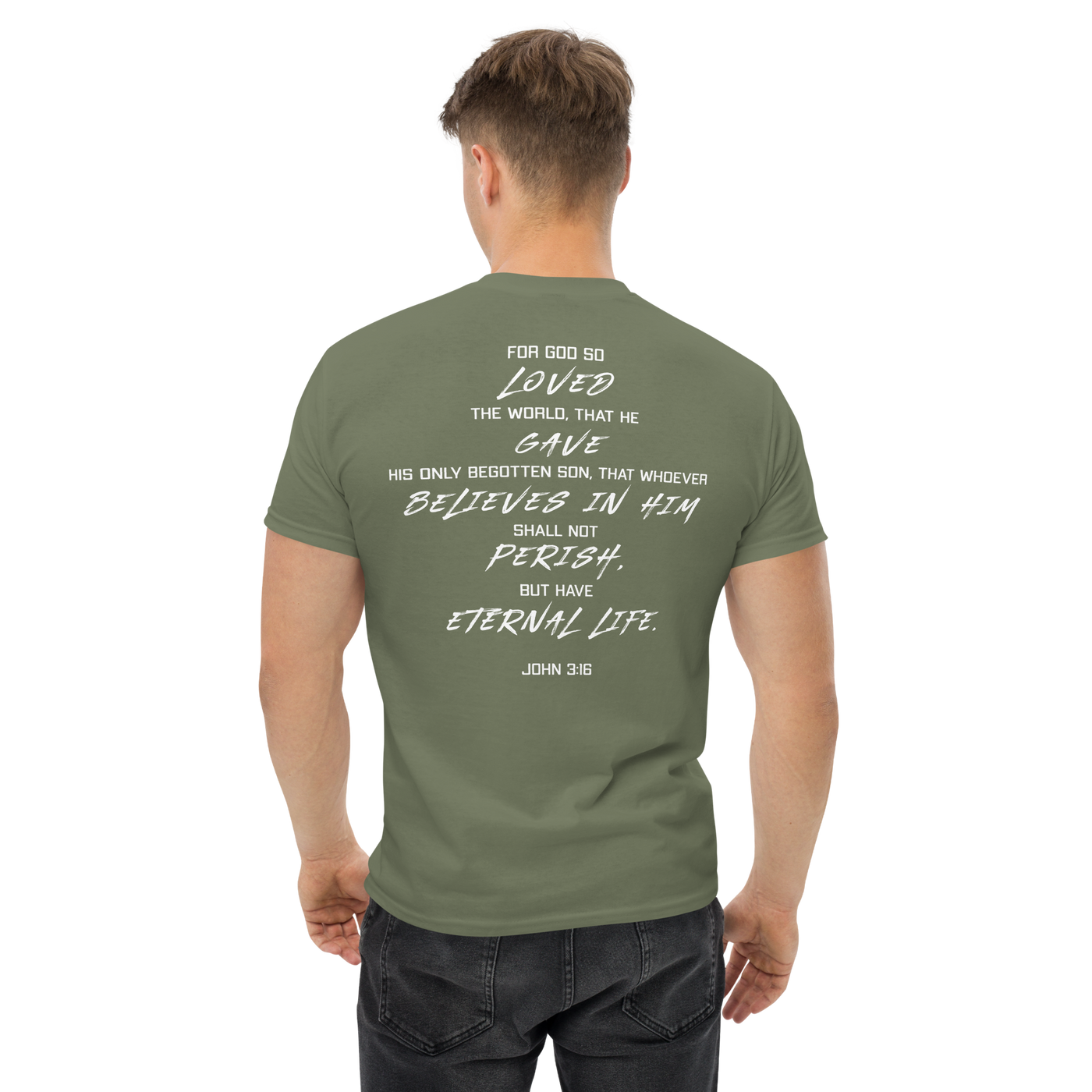 I Pray Men's Tshirt (dark colors)