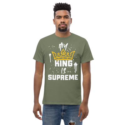 My King Is Supreme Men's Tshirt (dark colors)