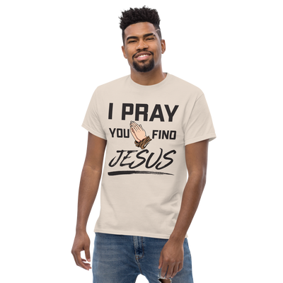 I Pray Men's Tshirt (light colors)