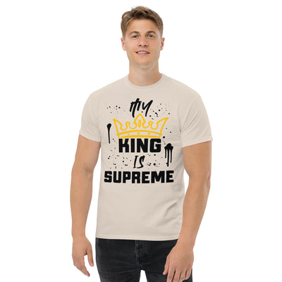 My King Is Supreme Men's Tshirt (light colors)