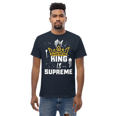 My King Is Supreme Men's Tshirt (dark colors)