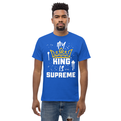 My King Is Supreme Men's Tshirt (dark colors)