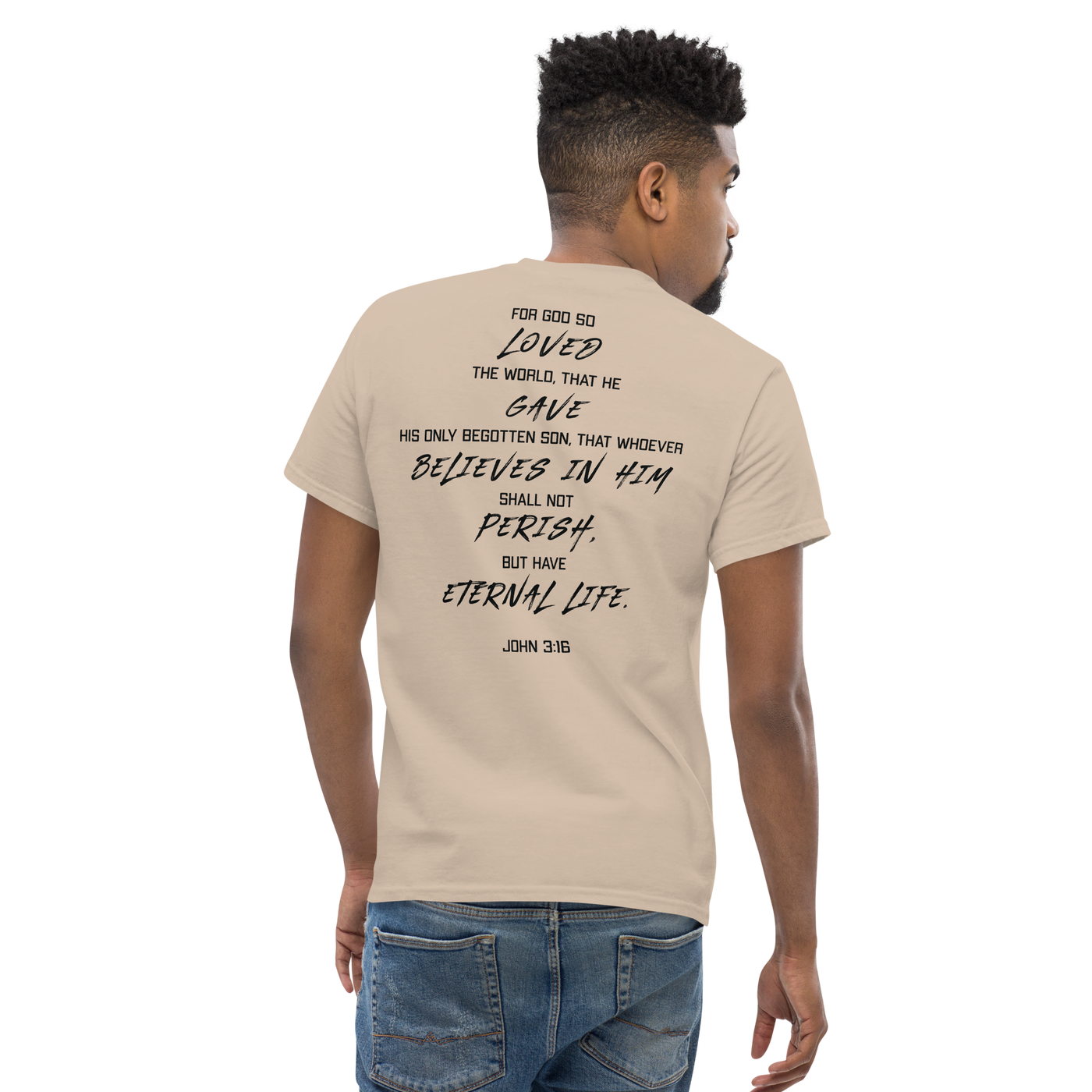 I Pray Men's Tshirt (light colors)