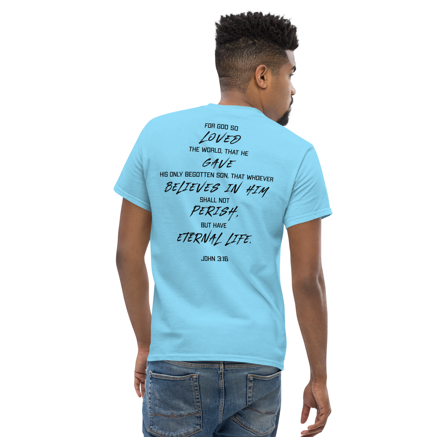 I Pray Men's Tshirt (light colors)