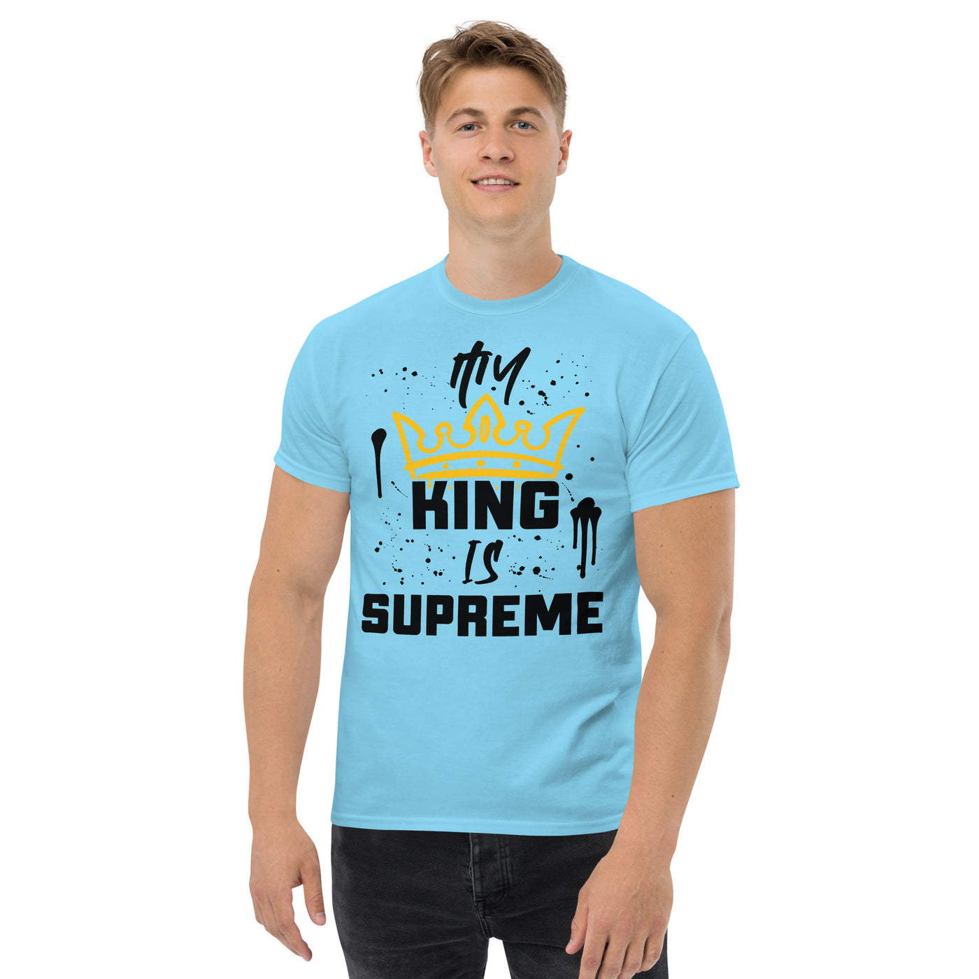 My King Is Supreme Men's Tshirt (light colors)