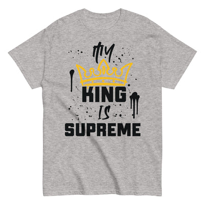 My King Is Supreme Men's Tshirt (light colors)