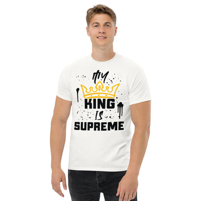 My King Is Supreme Men's Tshirt (light colors)