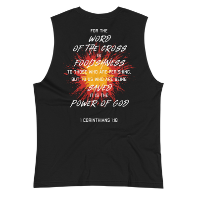 1 Cor. 1:18 Muscle Shirt (unisex)