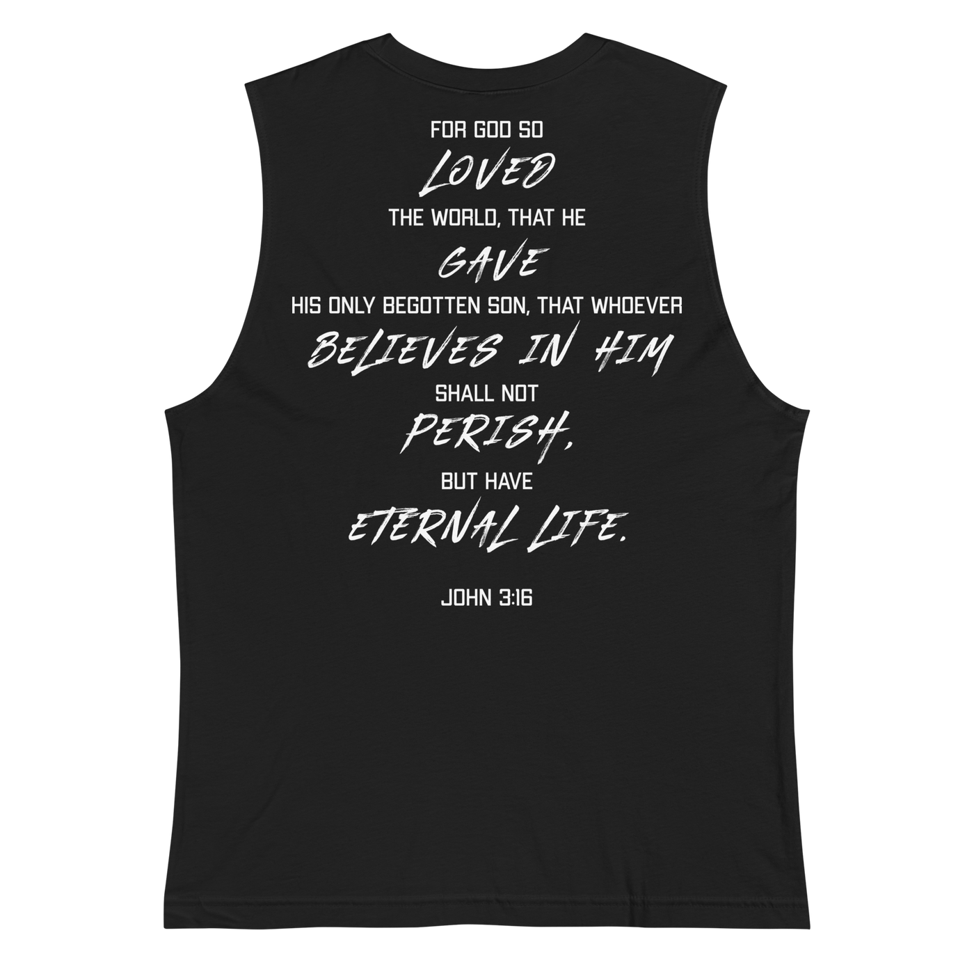 I Pray Muscle Shirt (unisex, dark)