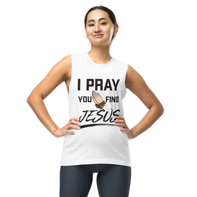 I Pray Muscle Shirt (unisex, light)