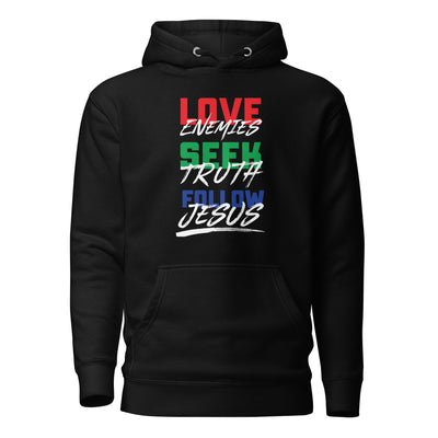 Love, Seek, Follow Unisex Hoodie