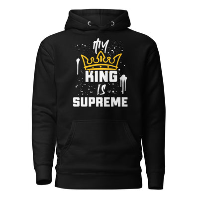 My King Is Supreme Unisex Hoodie (dark colors)