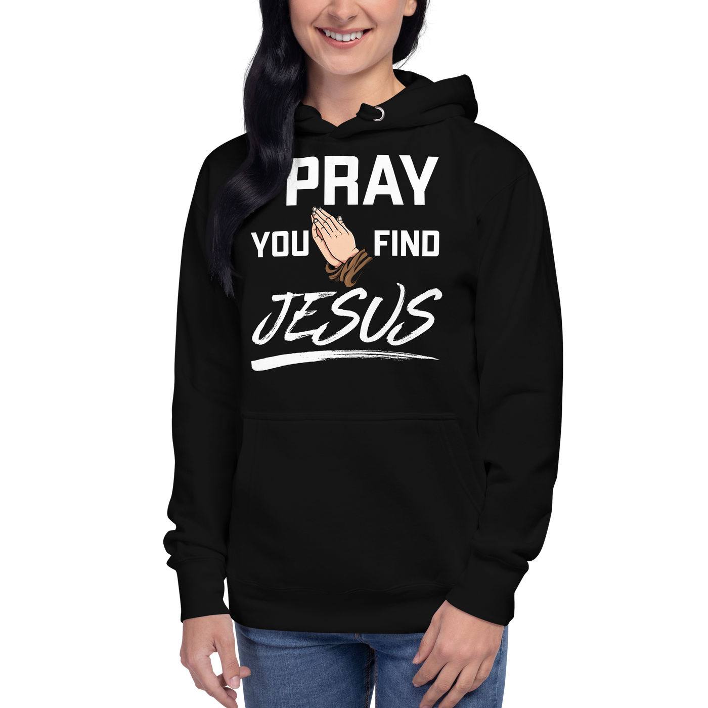 I Pray Unisex Hoodie (dark colors)