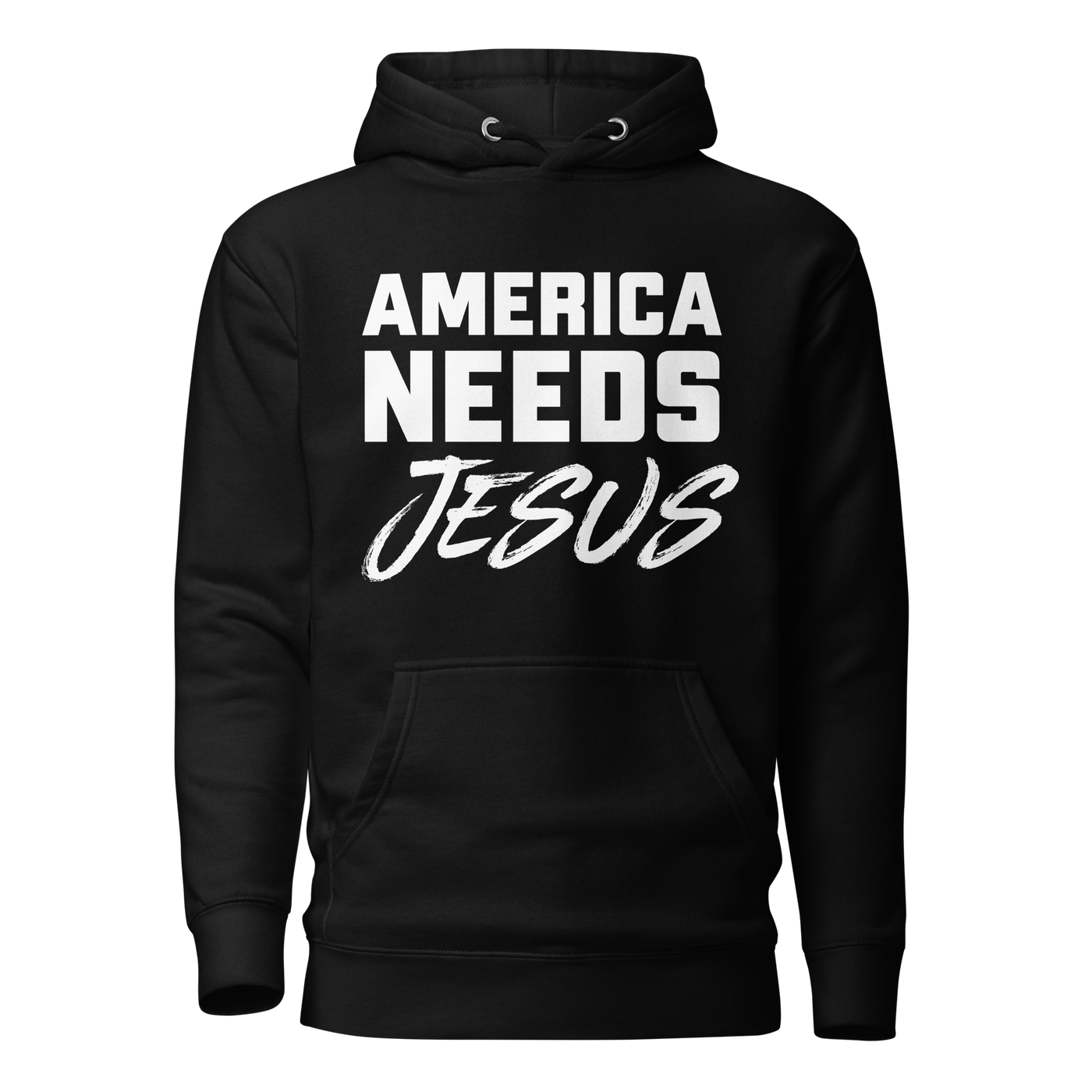 America Needs Jesus Unisex Hoodie (dark colors)