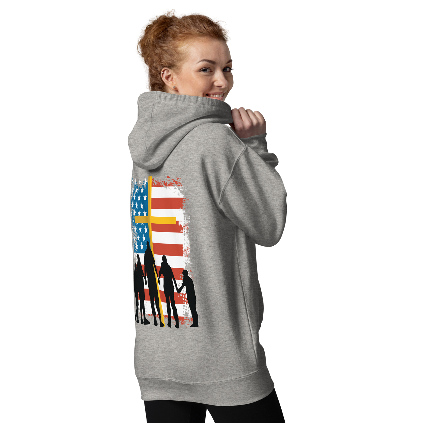 America Needs Jesus Unisex Hoodie (light colors)