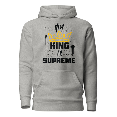 My King Is Supreme Unisex Hoodie (light colors)