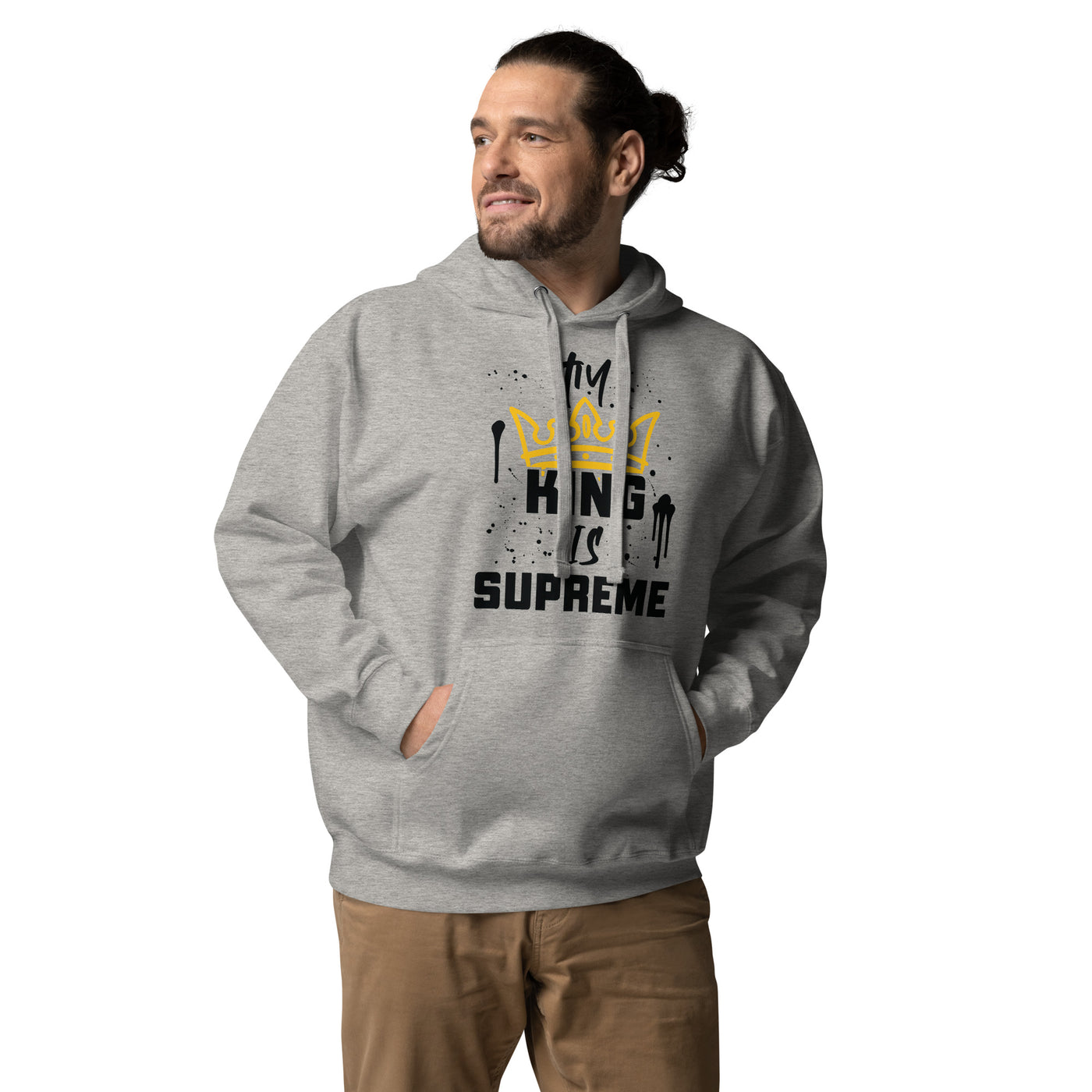 My King Is Supreme Unisex Hoodie (light colors)