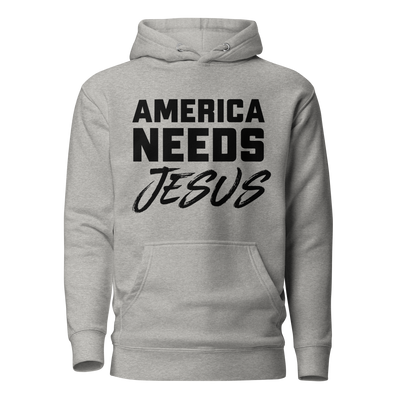 America Needs Jesus Unisex Hoodie (light colors)