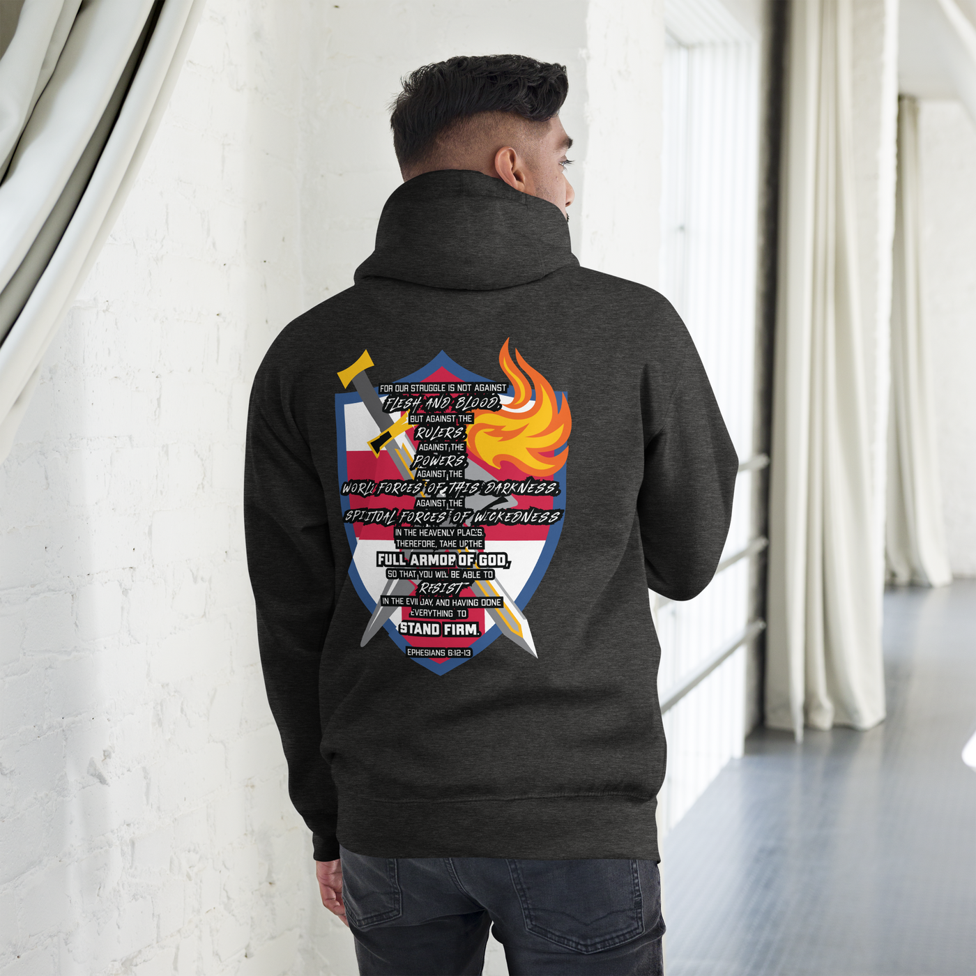 Eph. 6:12-13 Unisex Hoodie