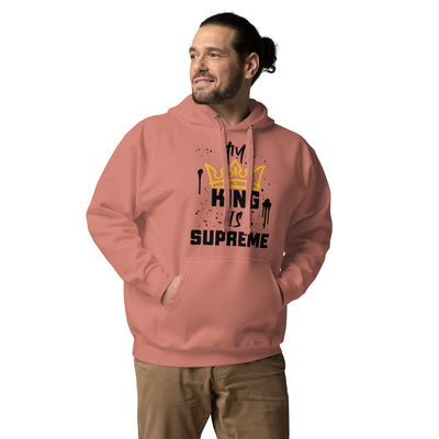 My King Is Supreme Unisex Hoodie (light colors)