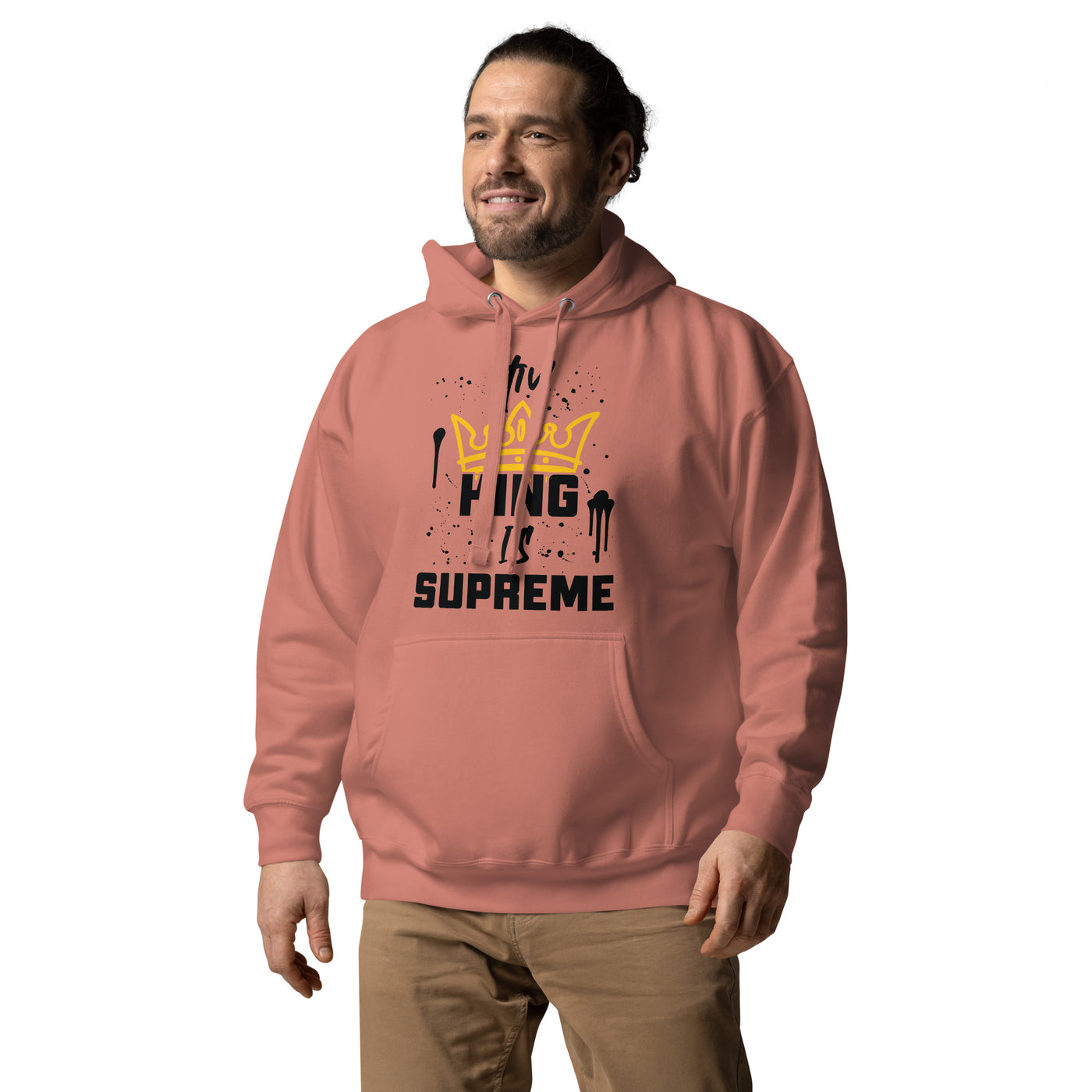 My King Is Supreme Unisex Hoodie (light colors)