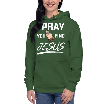 I Pray Unisex Hoodie (dark colors)