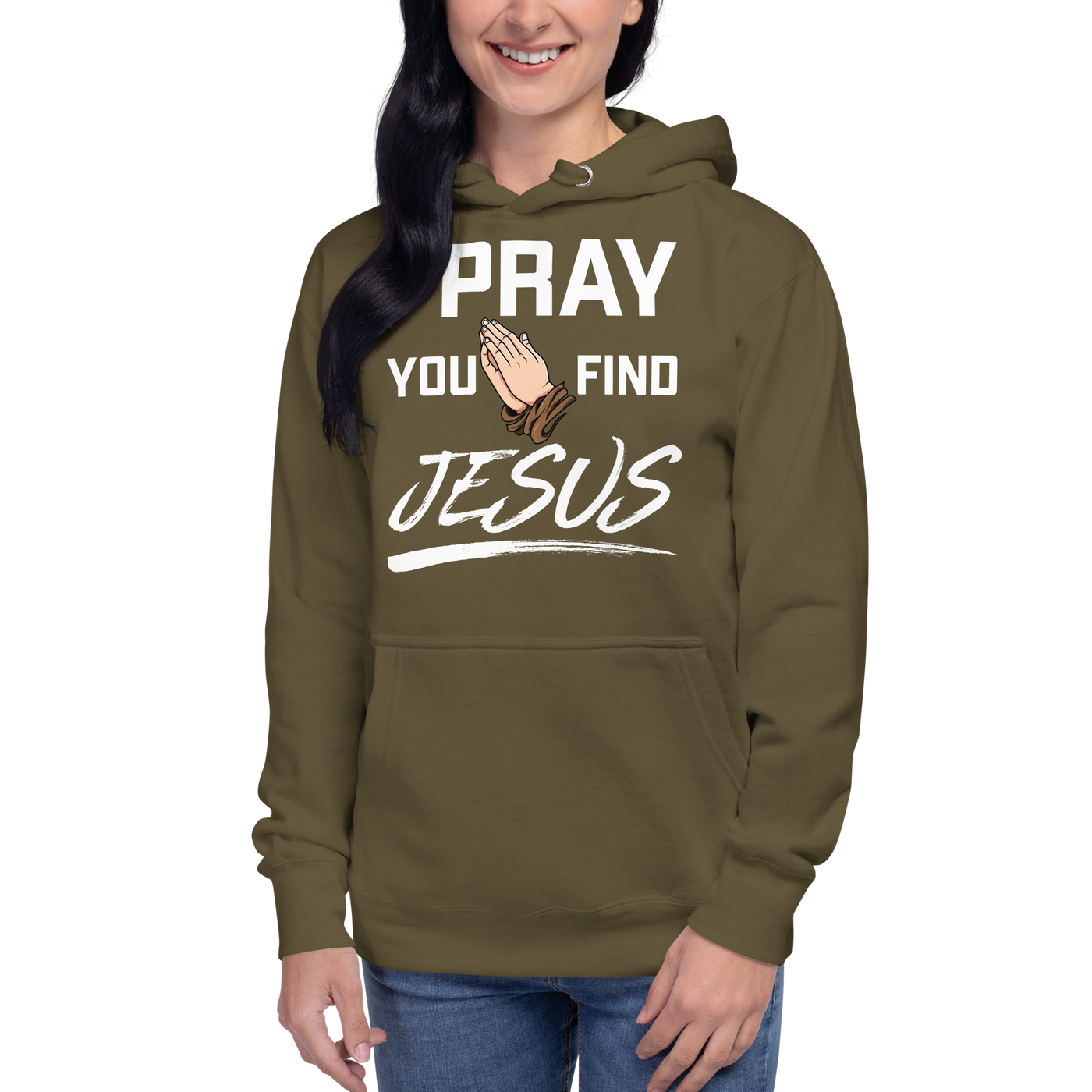 I Pray Unisex Hoodie (dark colors)