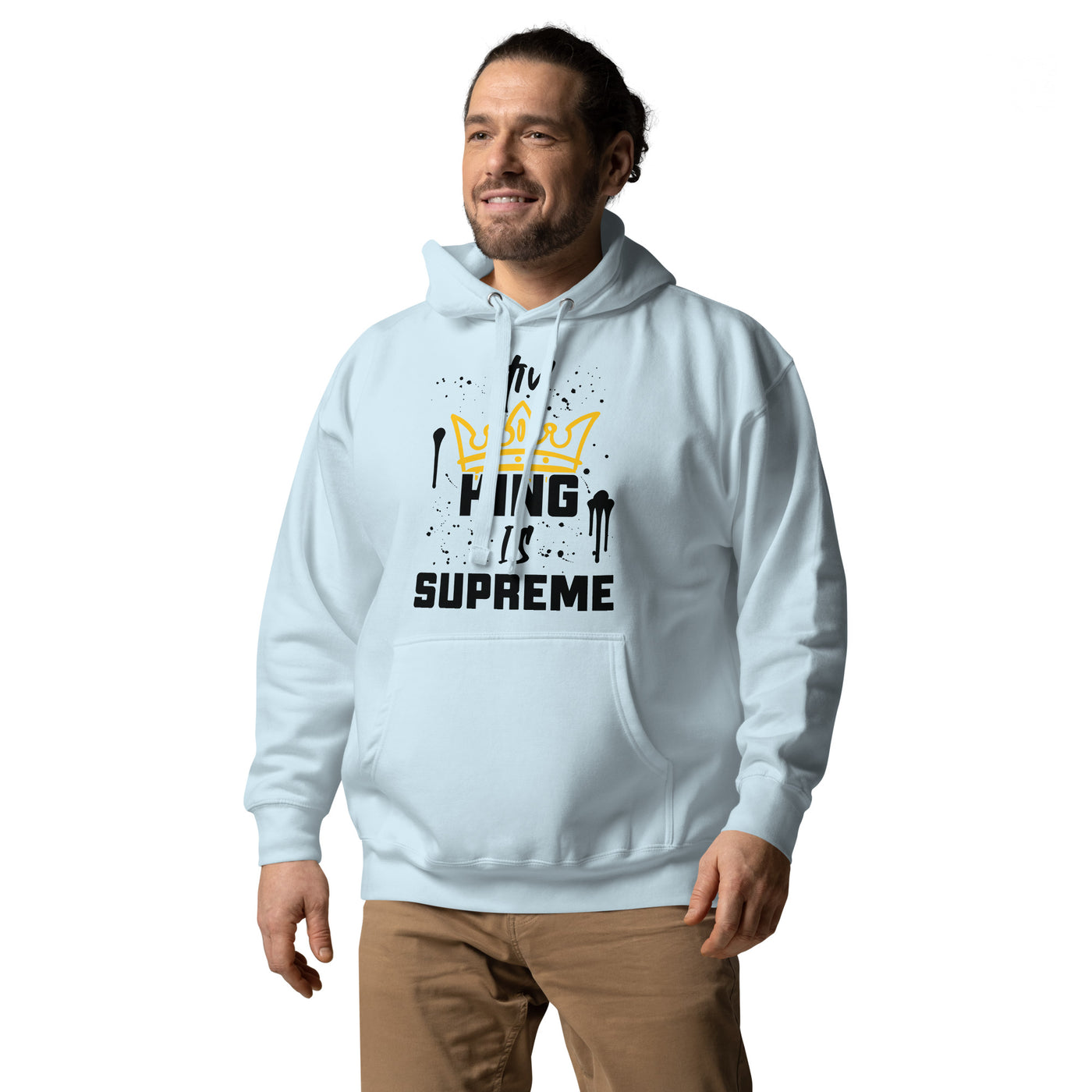 My King Is Supreme Unisex Hoodie (light colors)