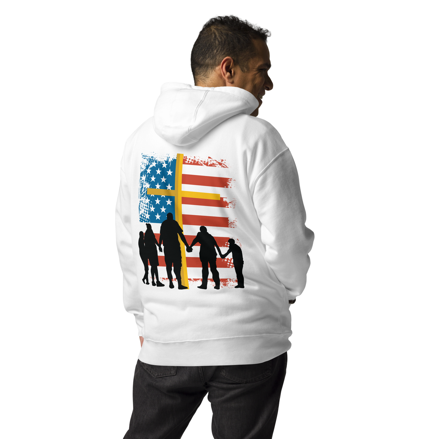 America Needs Jesus Unisex Hoodie (light colors)