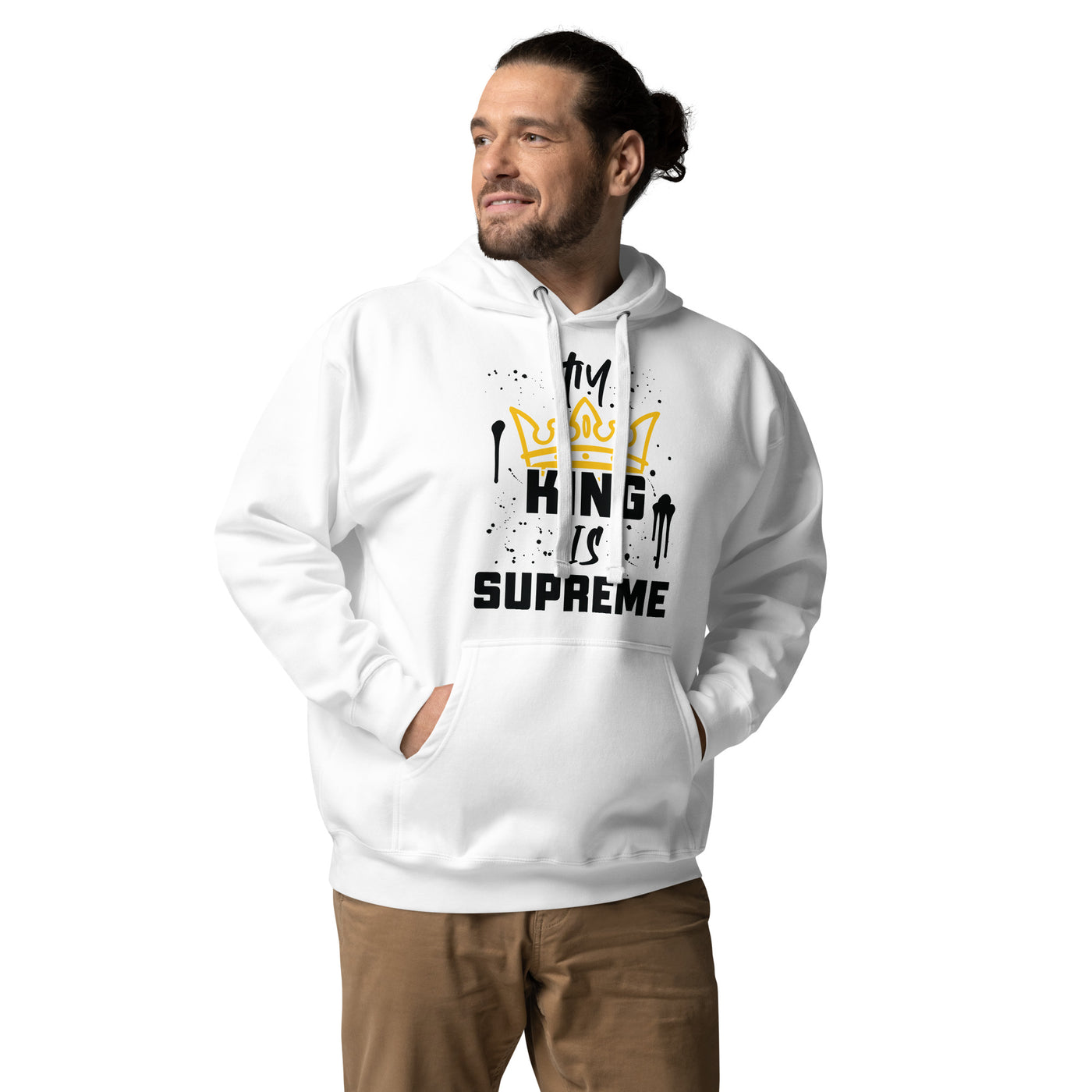 My King Is Supreme Unisex Hoodie (light colors)