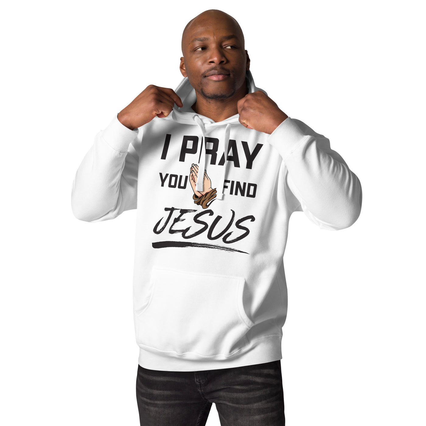 I Pray Unisex Hoodie (light colors)