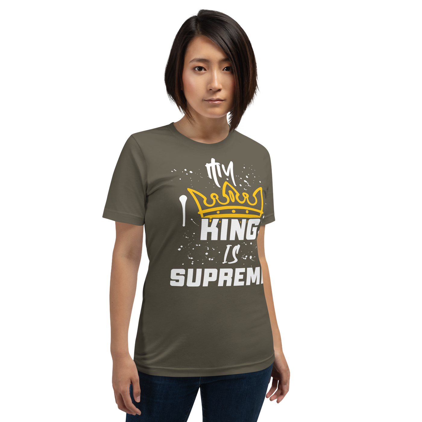 My King Is Supreme Women's Tshirt (dark colors)