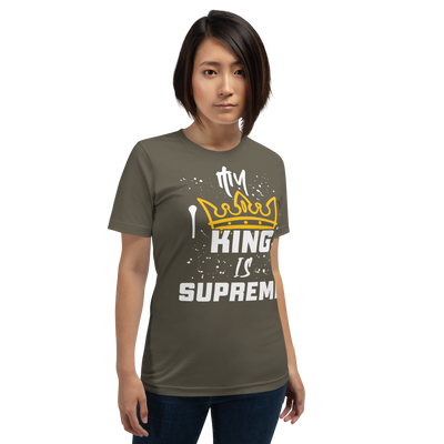 My King Is Supreme Women's Tshirt (dark colors)