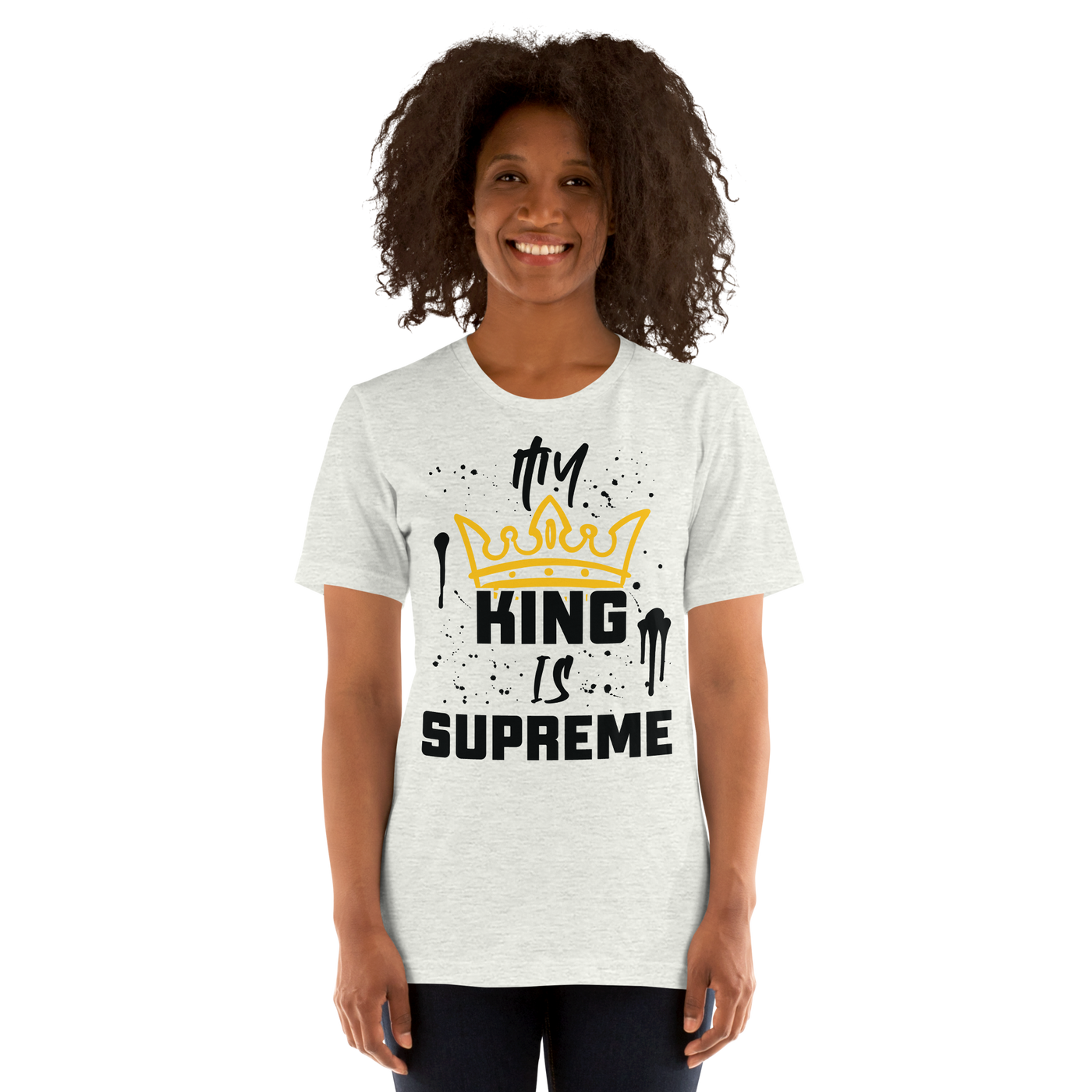 My King Is Supreme Women's Tshirt (light colors)