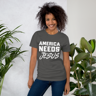 America Needs Jesus Women's Tshirt