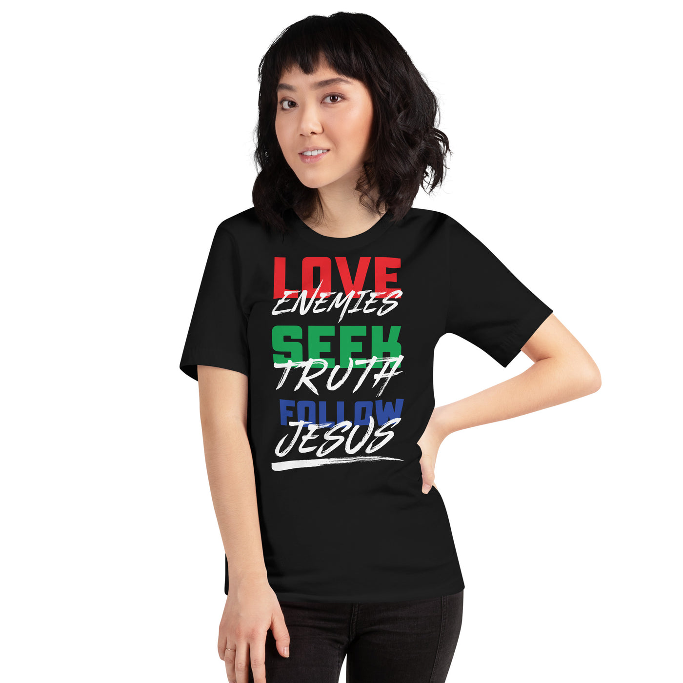 Love, Seek, Follow Women's Tshirt