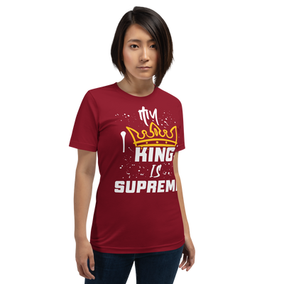 My King Is Supreme Women's Tshirt (dark colors)