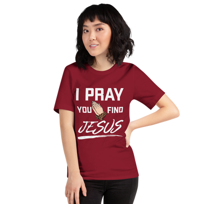 I Pray Women's Tshirt (dark colors)